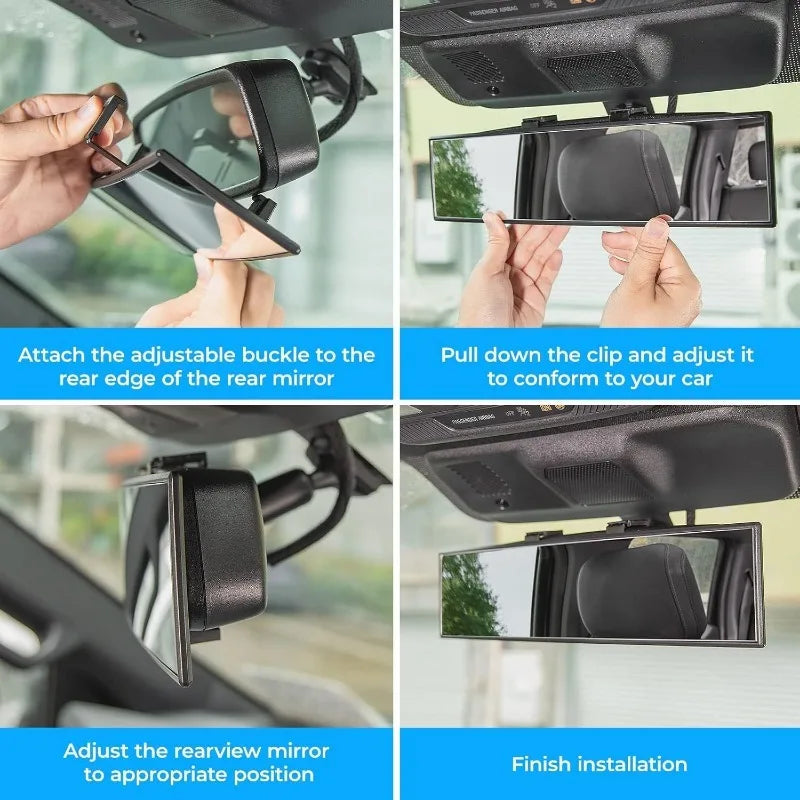 Car Baby Safety Mirror – Wide Angle Convex Rear View Mirror
